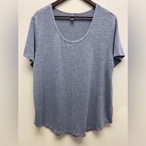 4 for $25 🌸 Joe Fresh Heather Blue/ Gray Short Sleeve Tee